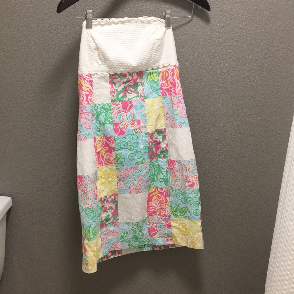 Strapless lily pulitzer dress